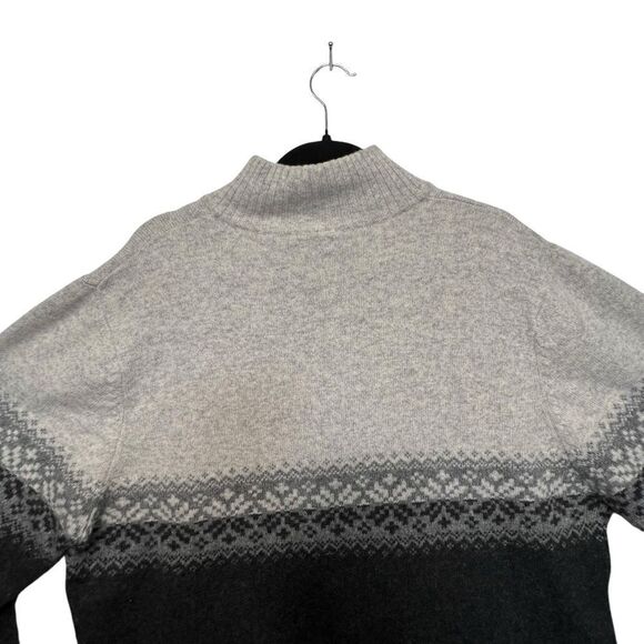 Nautica Men’s Wool-blend Fair Isle Quarter Zip Sweater xxl Christmas sweater - Picture 7 of 16